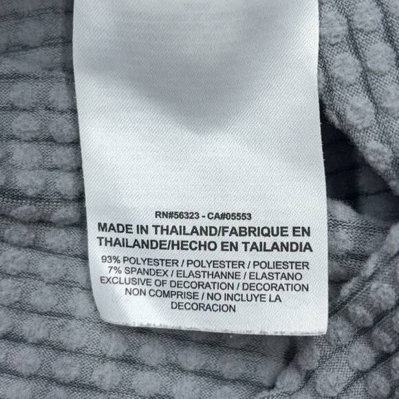 Nike Men's Sweatershirt Half Zip Running Dri Fit Thumb Hole Gray - Size Small - Picture 9 of 11